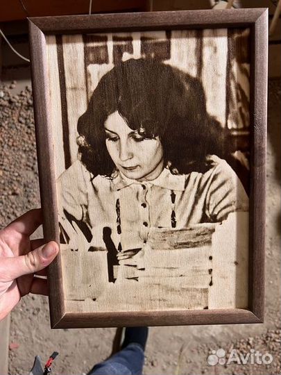 Выжигание портретов на дереве