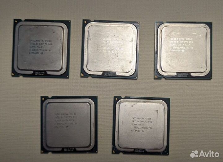 Процессоры Intel Core2Duo