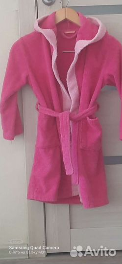 Халат махровый для девочки