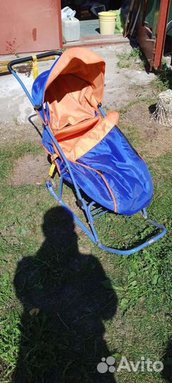 Сани коляска детские