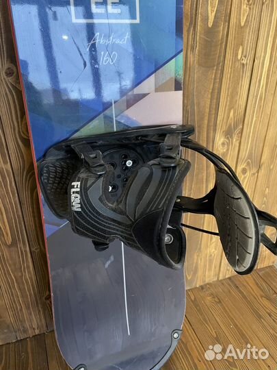 Сноуборд комплект Mthree Abstract 160cm+Крепы Flow