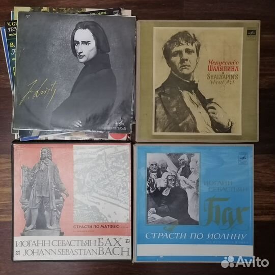 Виниловые пластинки СССР арии из опер, классика