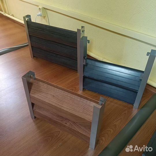 Забор жалюзи скрытый крепеж