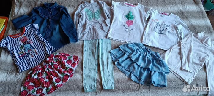 Пакет вещей для девочки на 116р