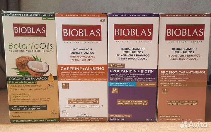 Шампуни Bioblas 360 мл