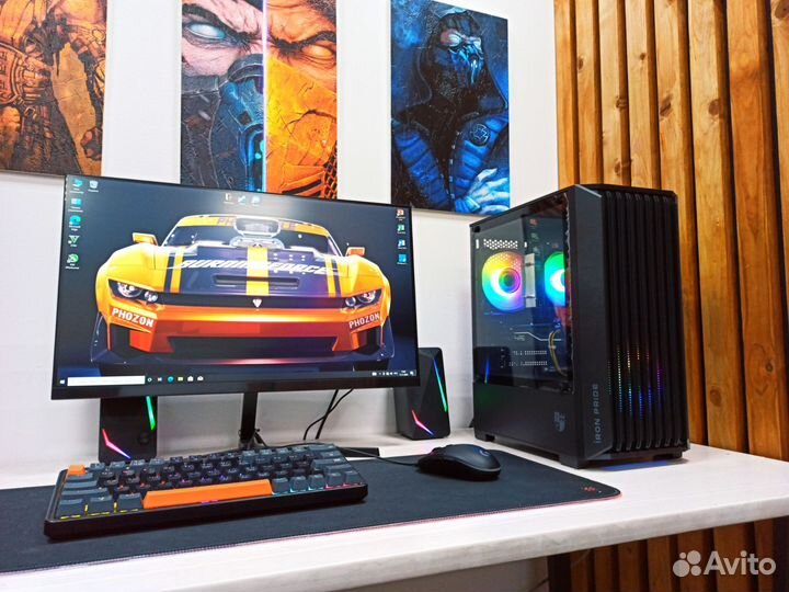 Игровой Пк Intel I7/ 32gb /RX 580 /SSD 500gb adata