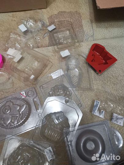 Пластиковые формы для мыла и бомбочек для ванны