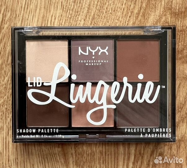 NYX тени Lingerie Shadow Palette