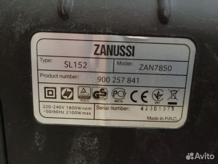 Пылесос zanussi, Samsung на запчасти