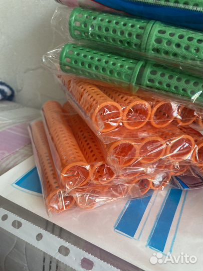 Бигуди пластмассовые