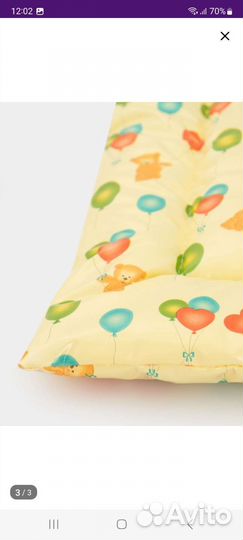 Матрасик на пеленальный стол 64*64