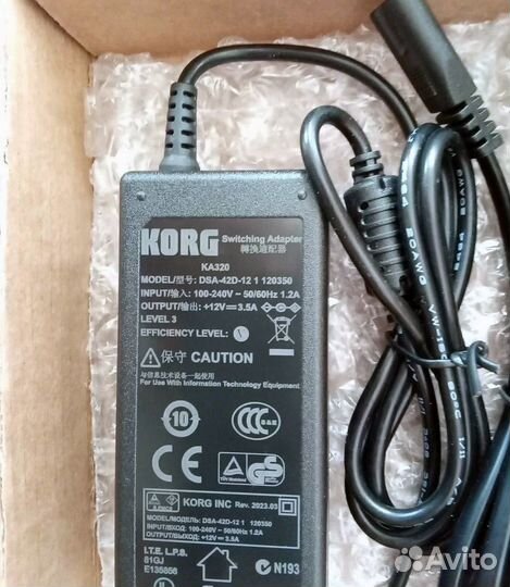 Блок питания для Korg Pa500 (Adaptor KA320)