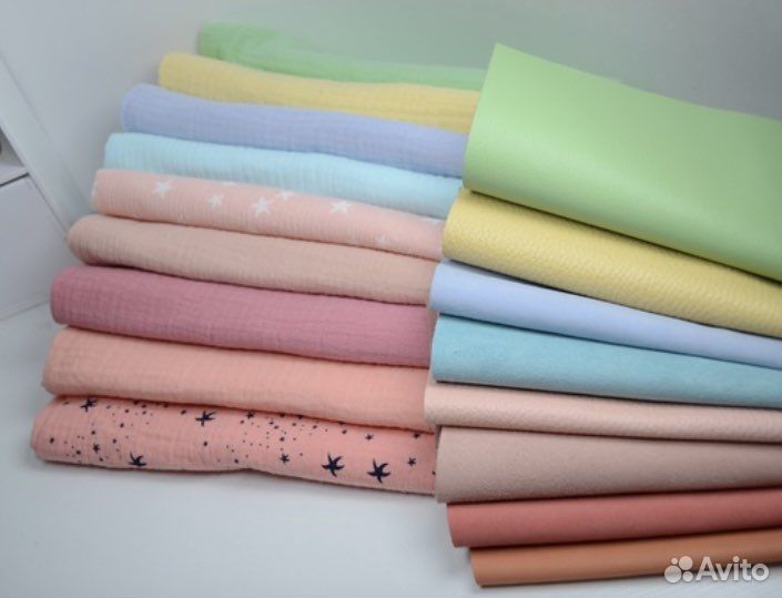 Муслиновая ткань (отрезы 48*50 )