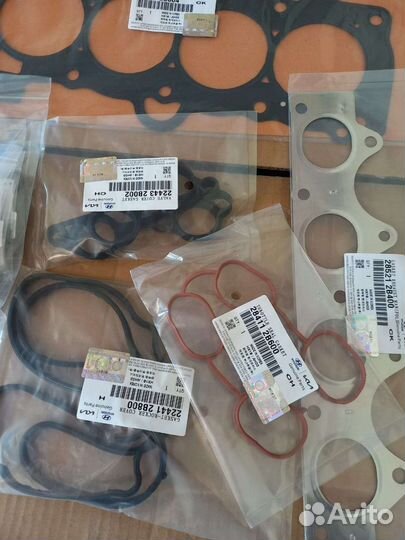 Прокладка двигателя kia hyundai G4FG 1.6