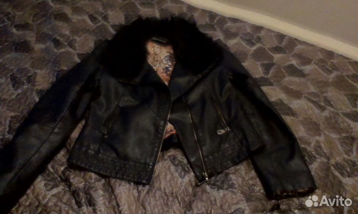 Стильная кожаная куртка