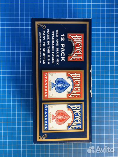 Игральные карты Bicycle Standard, 12 колод