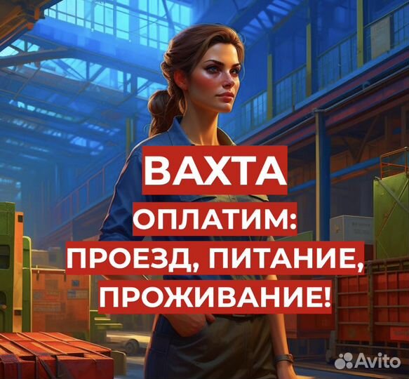 Вахта Комплектовщиком (От нас: Проезд, Жилье, Еда)