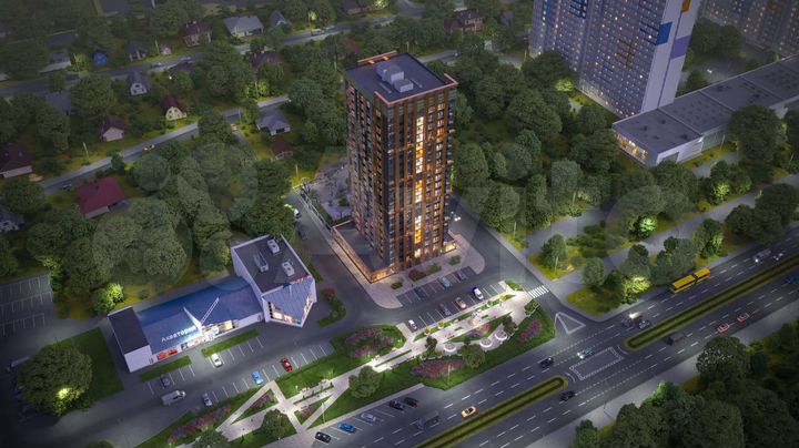 2-к. квартира, 72,6 м², 20/21 эт.