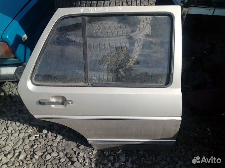 Двери задние правые Volkswagen Golf 2, 1984г