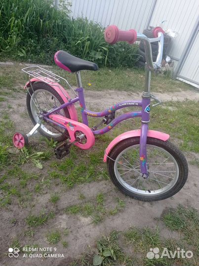 Детский велосипед для девочки