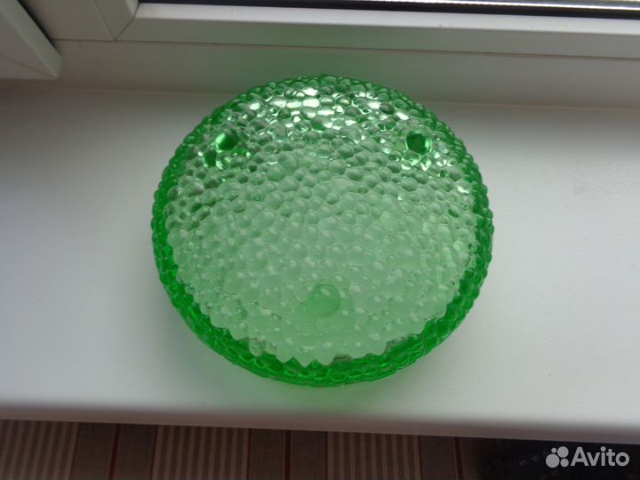 Конфетница СССР цветное стекло