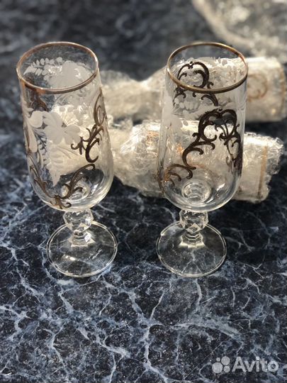 Бокалы лепка