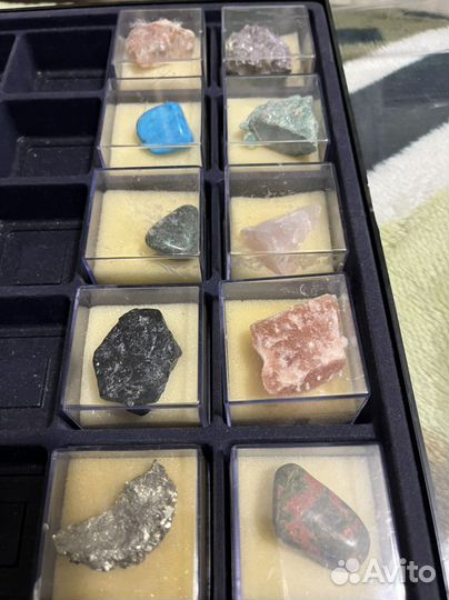 Набор- коллекция натуральных камней и минералов