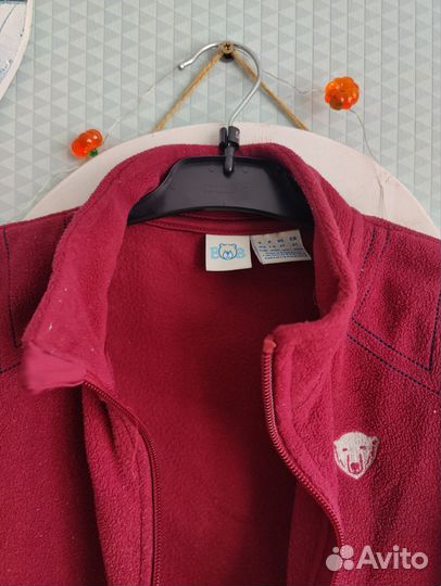 Утепленная кофта детская 104р