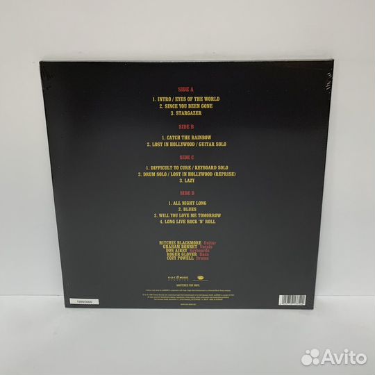 Rainbow - Live AT Donington 1980 (2LP+CD) vinyl