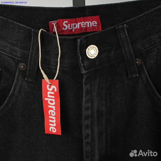 Джинсовые шорты Supreme (Арт.87983)