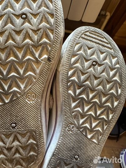 Кеды для девочки с пайетками