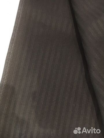 Ткань полушерстяная черная