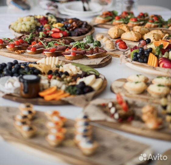 Закуски, нарезки, канапе, фуршет, банкет