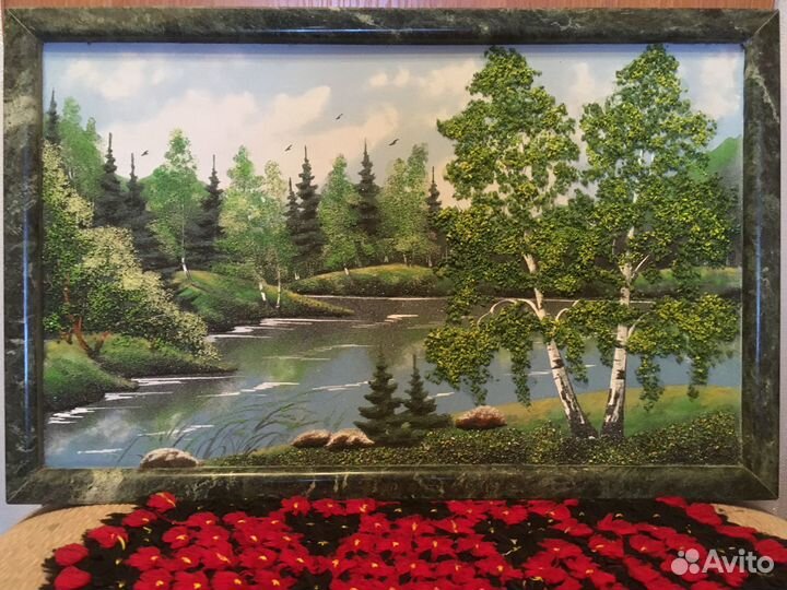 Картина из натуральных камней