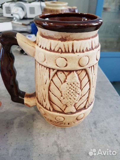 Кружки пивные керамические