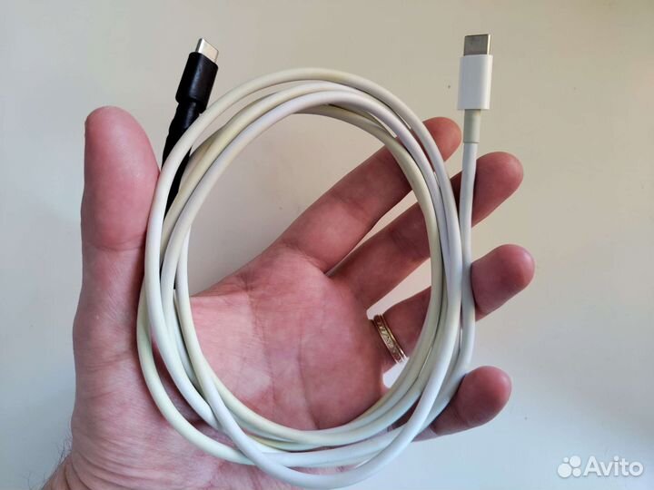 Кабель для зарядки MacBook iPhone USB C - USB C 2м