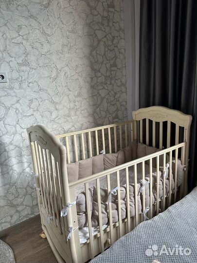 Детская кроватка круглая