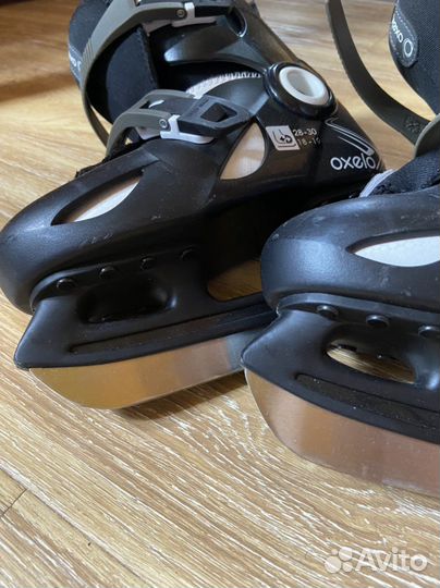 Коньки детские 28-30 черные