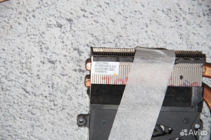 Система охлаждения ноутбука Toshiba Satellite A300