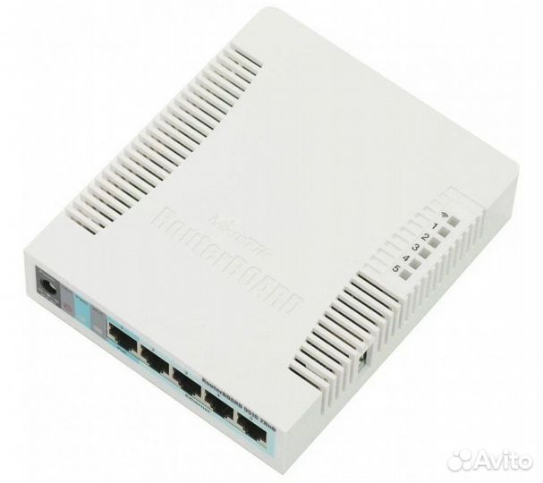 Wi-Fi роутер MikroTik RB951G-2HnD, белый