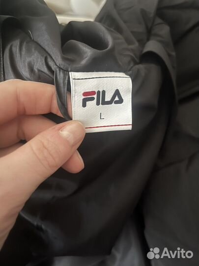 Куртка fila мужская утепленная