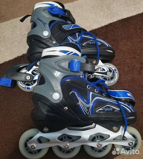 Коньки роликовые, раздвижные