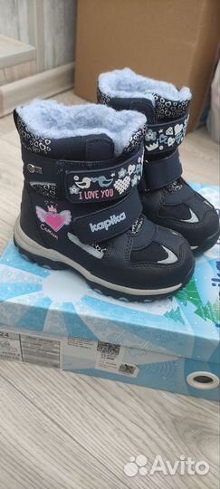 Ботинки зимние для девочки 24 размер