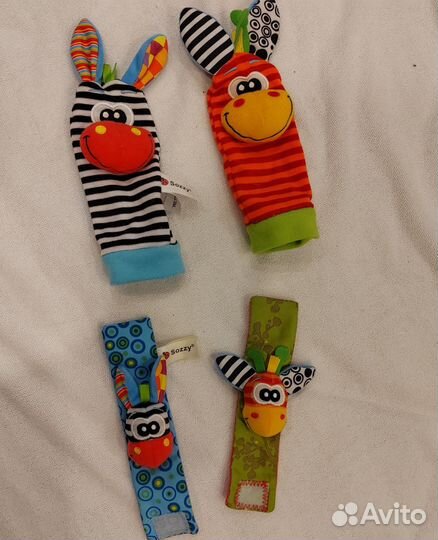 Развивающая дуга мобиль в коляску, погремушки