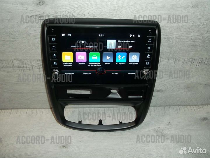 Магнитола Renault Duster Android с физ. кнопками