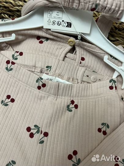 Костюм в рубчик для девочки H&M