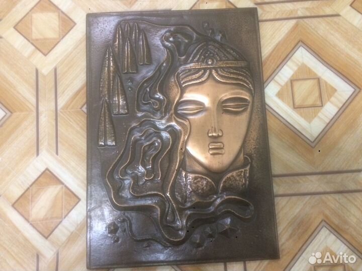 Чеканка из меди СССР для дизайна