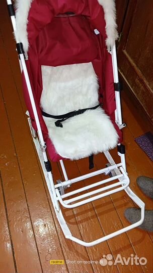 Детские санки коляска бу