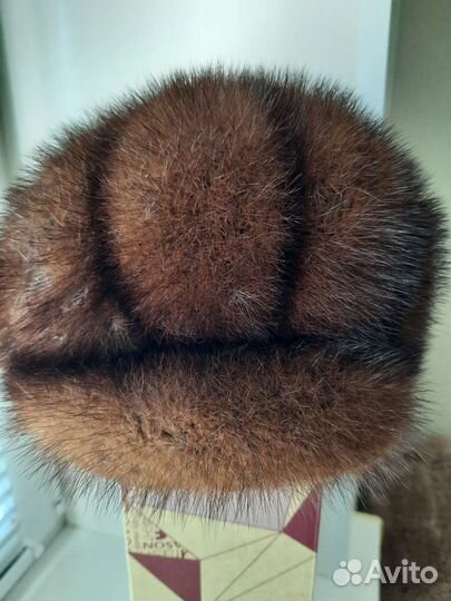 Шапка норковая женская бу