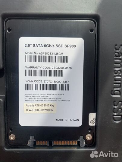 Жесткий диск ssd